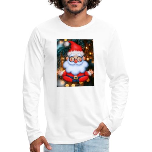SANTA CLAUS MEDITATION - Men's Premium Long Sleeve T-Shirt