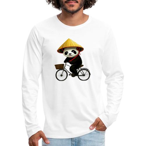 Panda Biking - Men's Premium Long Sleeve T-Shirt