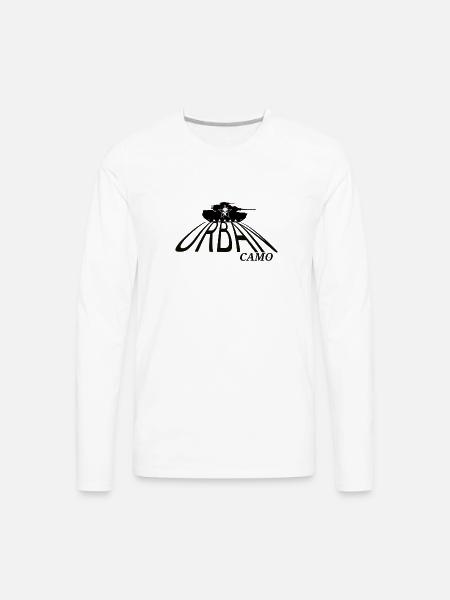Urban Camo Tank - Men's Premium Long Sleeve T-Shirt - white