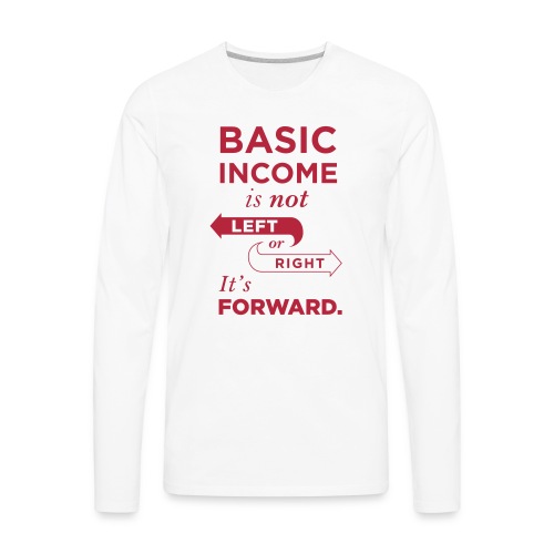 Basic Income Arrows V.2 - Men's Premium Long Sleeve T-Shirt