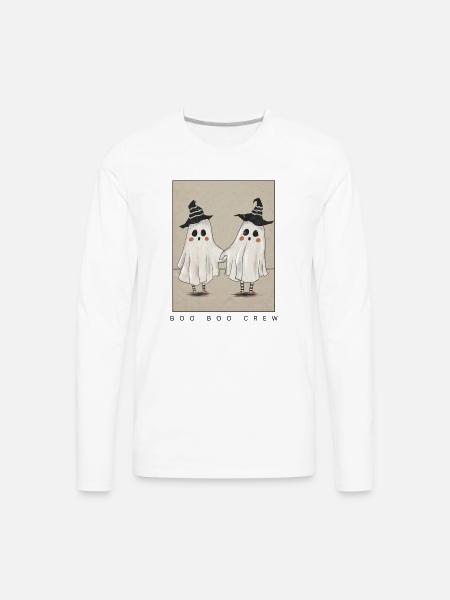 Boo Boo Crew - Men's Premium Long Sleeve T-Shirt - white