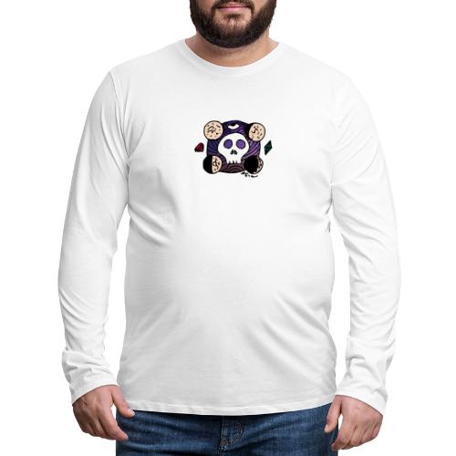 Moon Skull from Outer Space - Men's Premium Long Sleeve T-Shirt