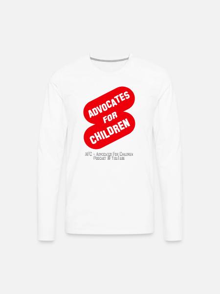 AFC Red Flash Sign - Men's Premium Long Sleeve T-Shirt - white