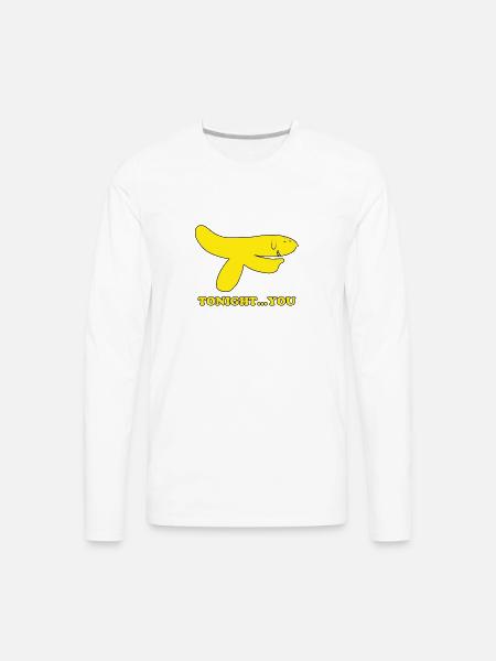 Hand Banana - Men's Premium Long Sleeve T-Shirt -