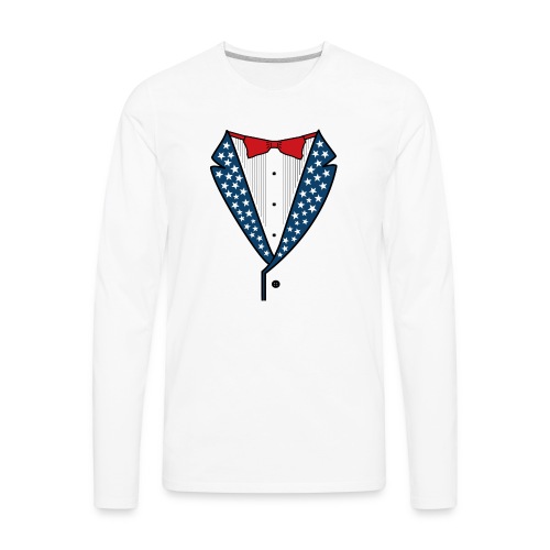 Star Spangled Tuxedo T-Shirt - Men's Premium Long Sleeve T-Shirt