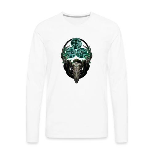 The Antlered Crown (No Text) - Men's Premium Long Sleeve T-Shirt