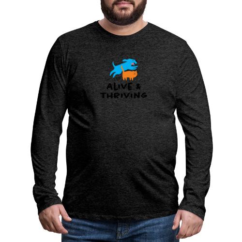 Alive Thriving Animal Behavior Program - Men's Premium Long Sleeve T-Shirt