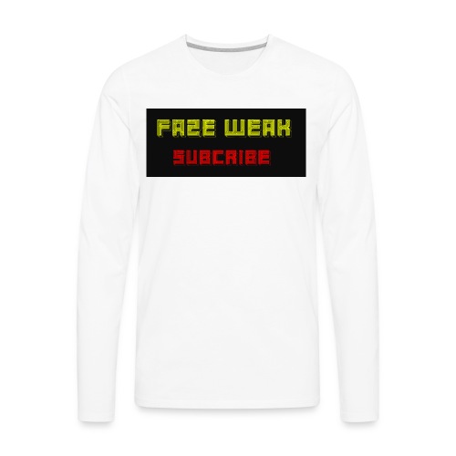 100 subscribers link - Men's Premium Long Sleeve T-Shirt