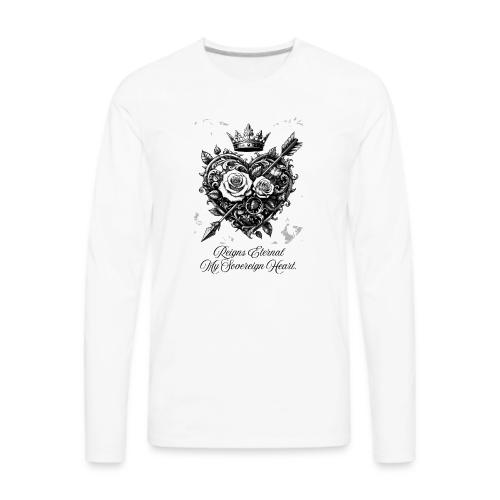Royal Heart T-Shirt, Mug, & Leggings - Men's Premium Long Sleeve T-Shirt