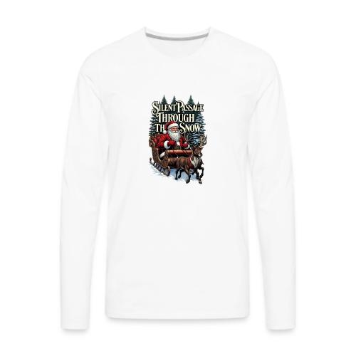 Nostalgic Santa T-Shirt - Men's Premium Long Sleeve T-Shirt