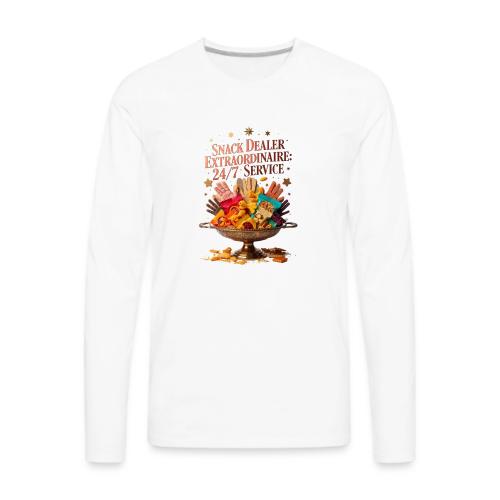 Snack Dealer Extraordinaire Tee, Mum Gift - Men's Premium Long Sleeve T-Shirt