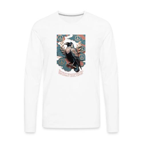 Raven Tantrum Mediator T Shirt - Men's Premium Long Sleeve T-Shirt