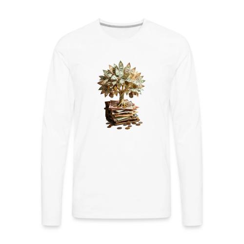 Dad Tax Collector T Shirt - Men's Premium Long Sleeve T-Shirt