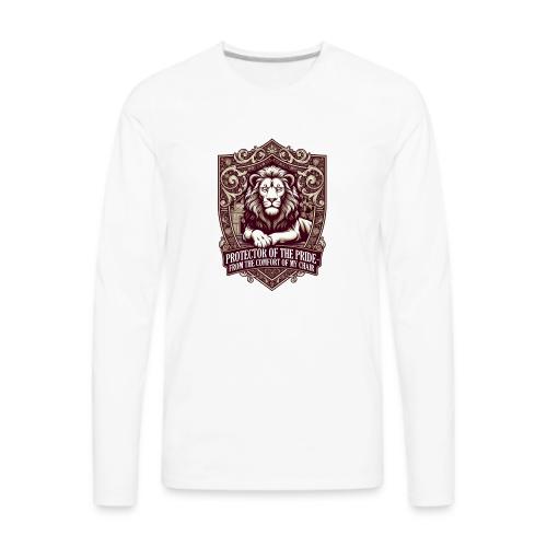 Protector of the Pride T Shirt, Sarcastic Dad Gif - Men's Premium Long Sleeve T-Shirt