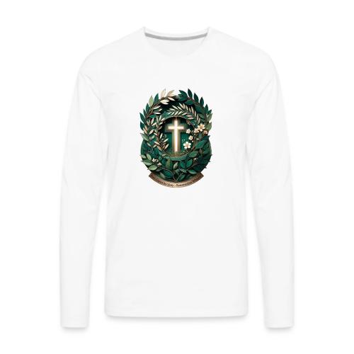 Easter Ever Green in Glory Laurel T Shirt, Gift - Men's Premium Long Sleeve T-Shirt