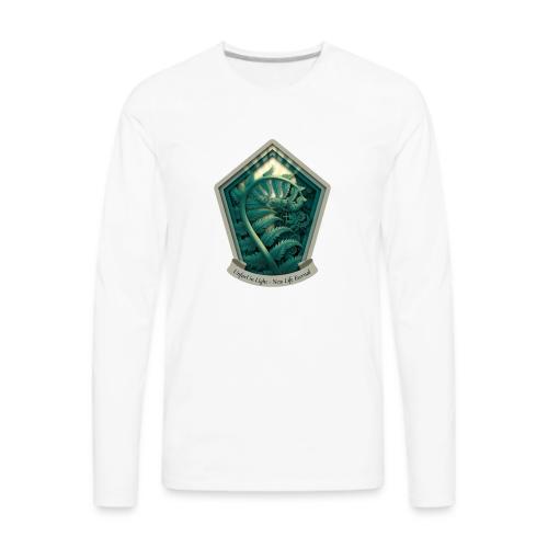 Easter Unfurl in Light Fern T Shirt, Spring Gift - Men's Premium Long Sleeve T-Shirt