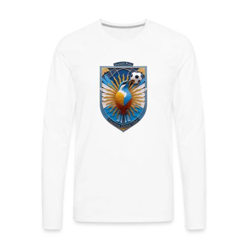Argentina Hornero Soccer T Shirt, Football Gift - Men's Premium Long Sleeve T-Shirt
