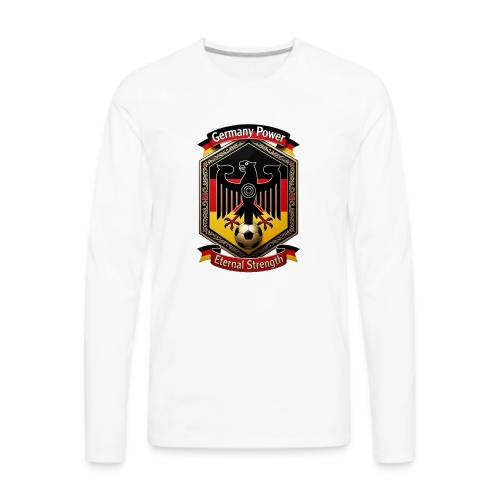 Germany Eagle Power T-Shirt, Flag Pride Gift - Men's Premium Long Sleeve T-Shirt