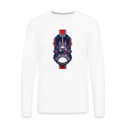 Paris Tower Legacy T Shirt, Soccer City Pride Gift - Men's Premium Long Sleeve T-Shirt