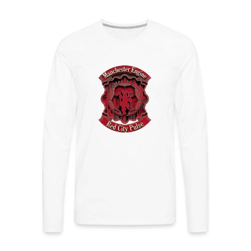 Red Manchester T Shirt, Red Soccer City Pride Gift - Men's Premium Long Sleeve T-Shirt