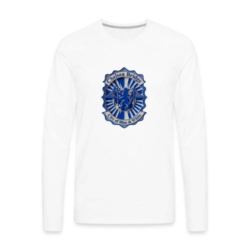 Chelsea Blue Bridge T Shirt, Soccer Fan Gift - Men's Premium Long Sleeve T-Shirt