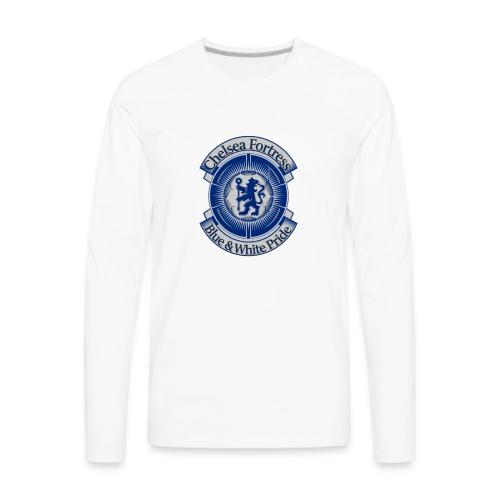 Chelsea Fortress T Shirt, Soccer City Pride Gift - Men's Premium Long Sleeve T-Shirt