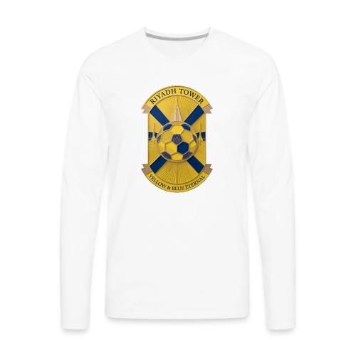 Riyadh Tower T Shirt, Football City Pride Gift - Men's Premium Long Sleeve T-Shirt