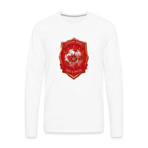 London is Red T Shirt, Football City Pride Gift - Men's Premium Long Sleeve T-Shirt
