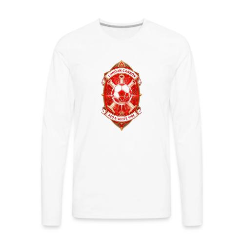 Red London Cannon T Shirt,Football City Pride Gift - Men's Premium Long Sleeve T-Shirt