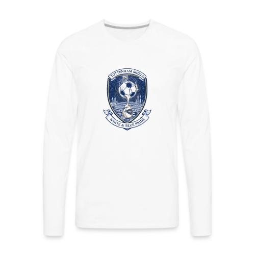 Iconic North London Soccer Emblem Art Print - Men's Premium Long Sleeve T-Shirt