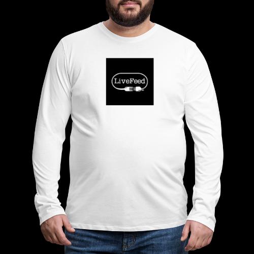 Live Feed Logo - Men's Premium Long Sleeve T-Shirt