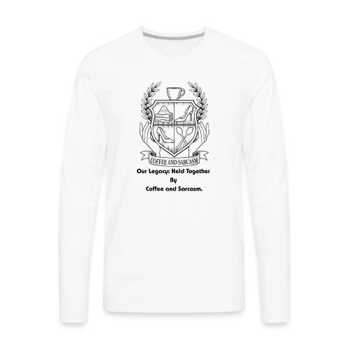 Sarcastic Mom T-Shirt, Mug - Men's Premium Long Sleeve T-Shirt