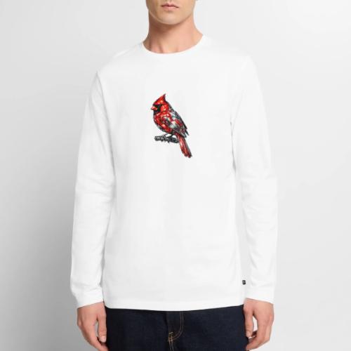 Silver Cardinal - Men's Premium Long Sleeve T-Shirt