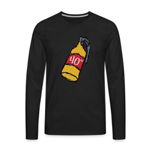 40 oz. Grenade - Men's Premium Long Sleeve T-Shirt