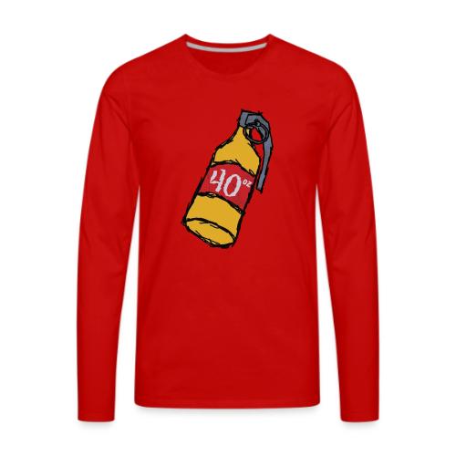 40 oz. Grenade - Men's Premium Long Sleeve T-Shirt