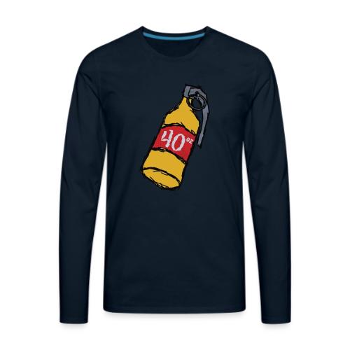 40 oz. Grenade - Men's Premium Long Sleeve T-Shirt