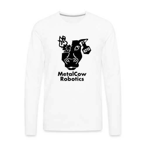 MetalCow Solid - Men's Premium Long Sleeve T-Shirt