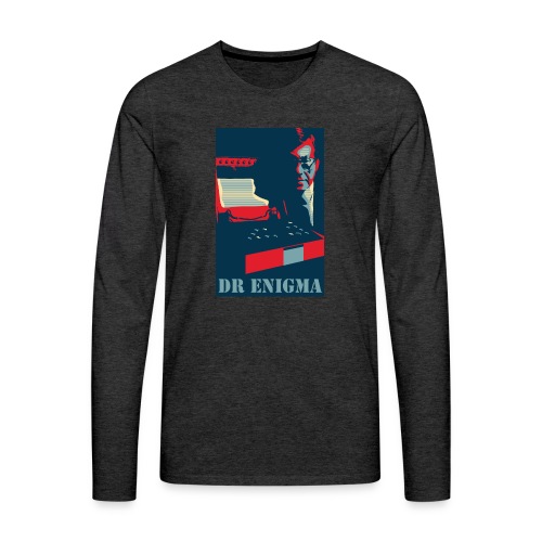 Dr Enigma+Enigma Machine - Men's Premium Long Sleeve T-Shirt