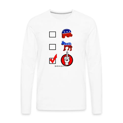 Voting Sucks - Men's Premium Long Sleeve T-Shirt