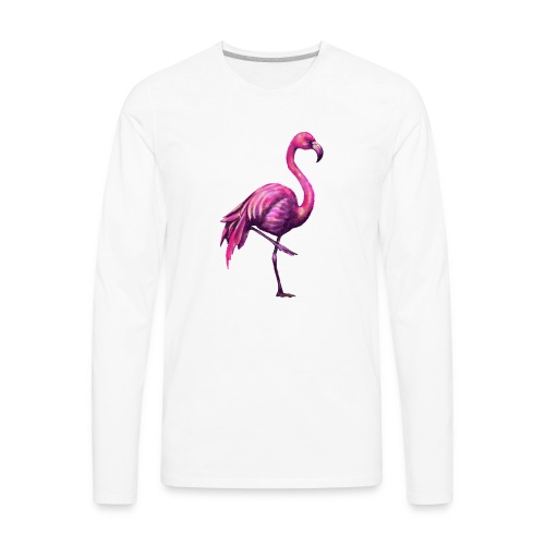 pink flamingo - Men's Premium Long Sleeve T-Shirt