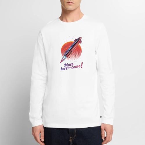 Mars Here We Come - Light - Men's Premium Long Sleeve T-Shirt