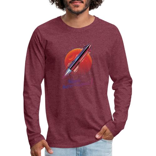 Mars Here We Come - Light - Men's Premium Long Sleeve T-Shirt