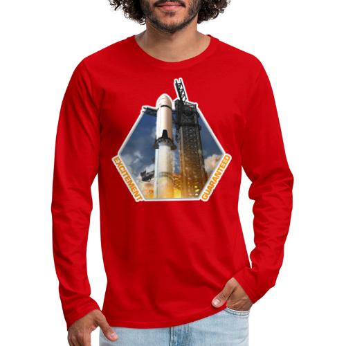 Starship HLS - Excitement Guaranteed - Men's Premium Long Sleeve T-Shirt