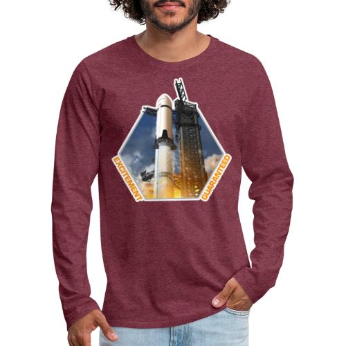 Starship HLS - Excitement Guaranteed - Men's Premium Long Sleeve T-Shirt