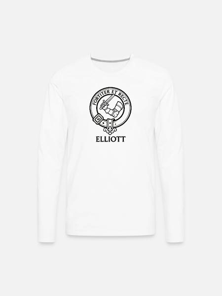 Knight Dagger Crest - Men's Premium Long Sleeve T-Shirt - white