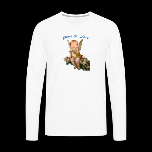 Peace and Love - Men's Premium Long Sleeve T-Shirt
