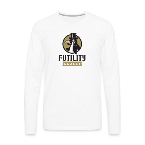 Futility Closet Logo - Color - Men's Premium Long Sleeve T-Shirt