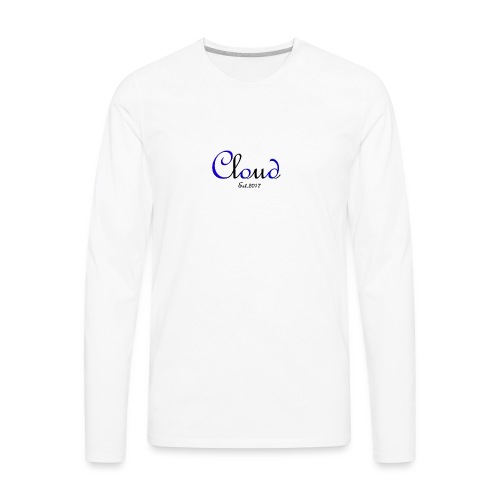 Cloudy design - Men's Premium Long Sleeve T-Shirt