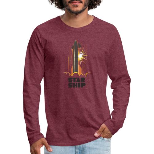 Star Ship Mars - Light - Men's Premium Long Sleeve T-Shirt