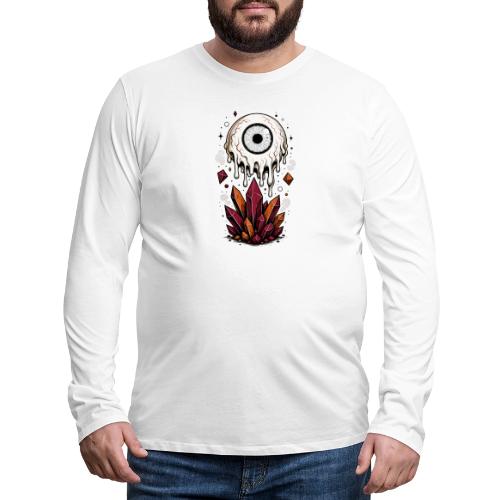 Melting Eyeball - Men's Premium Long Sleeve T-Shirt